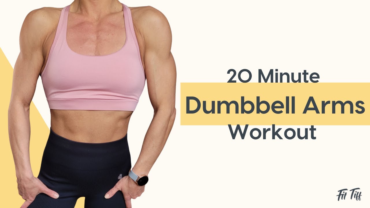 20 Minute Upper Body Workout- Dumbbel arm workout at home