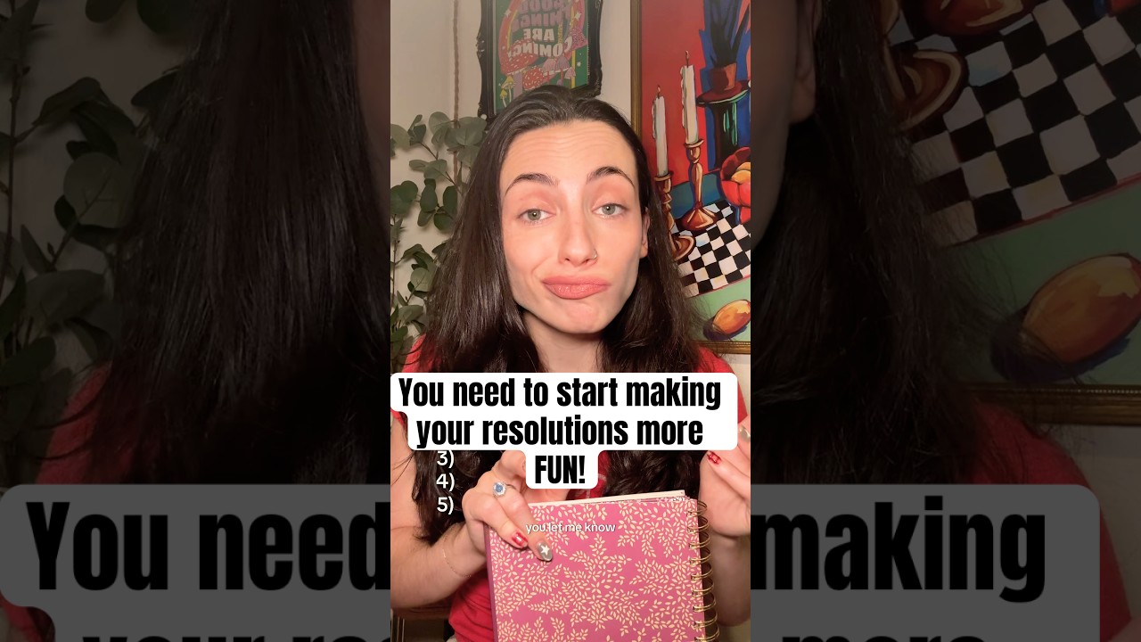 My list of UNIQUE AND WHIMSICAL New Year&rsquo;s resolutions 🤩 #newyear #resolution #whimsy #newyear2026