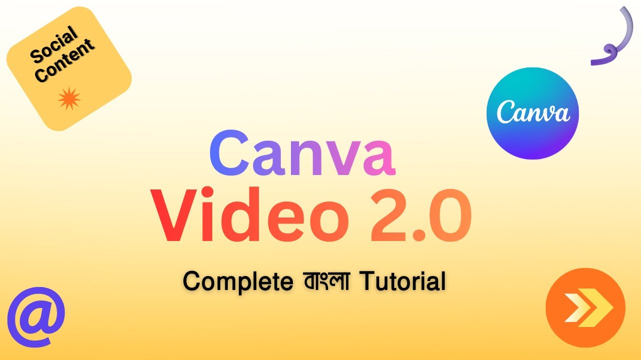 Canva Video 2.0 | Complete Tutorial | Make Video For Free - CRA Digital Bangla #canva #canvavideo