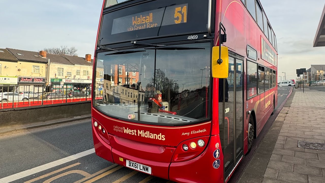 Day 7, Part Route Journey on NXWM Route 51 Birmingham-Six Ways Aston(4869 BX61LNM)