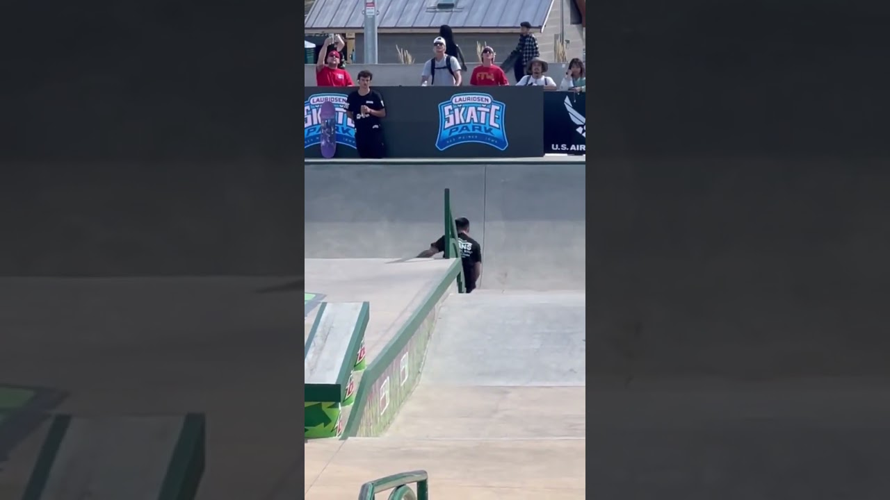 Felipe Nunes with the win at Dew Tour men&rsquo;s adaptive street final. #skateboarding #shorts #skate