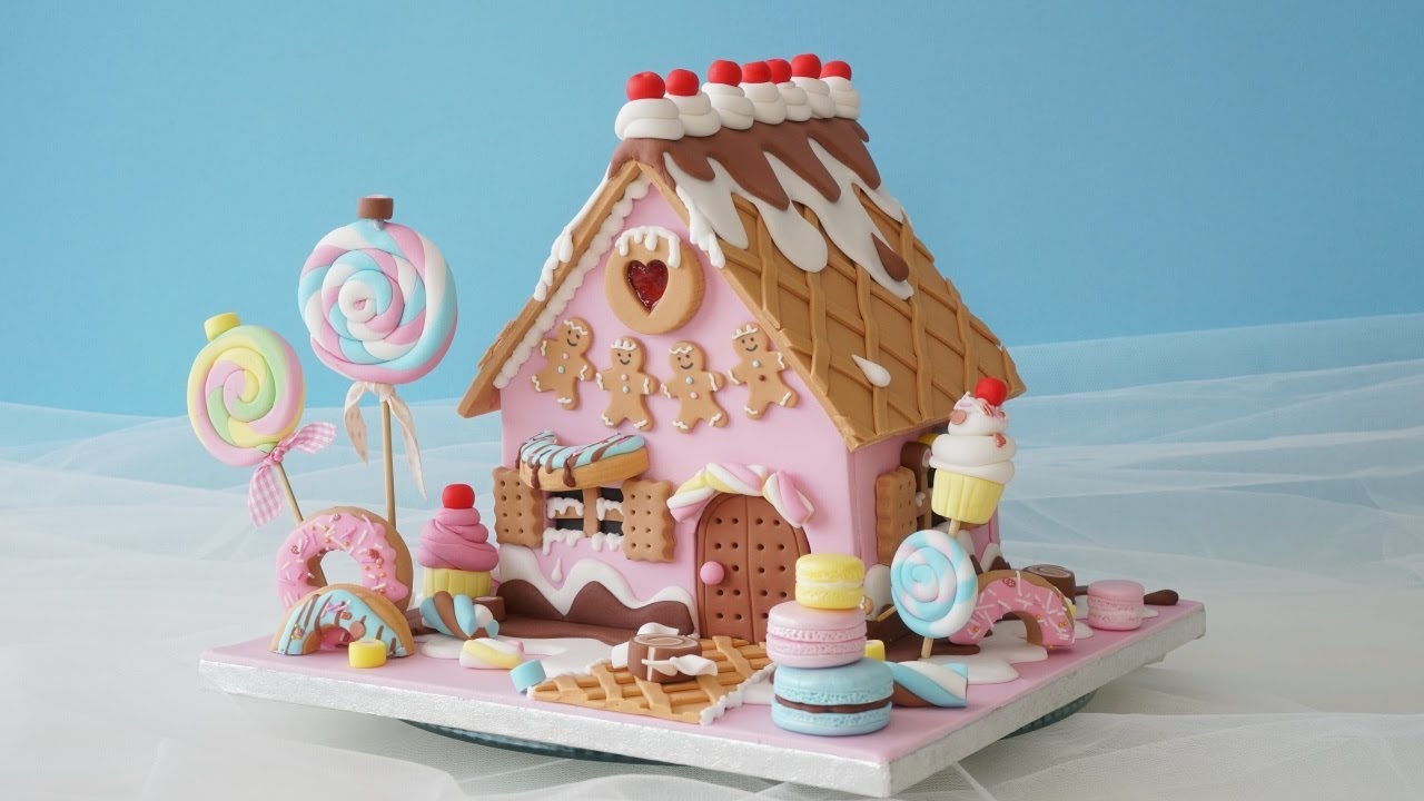 Sweet Treats House Cake | Gingerbread House Cake | 헨젤과 그레텔의 과자집 케이크