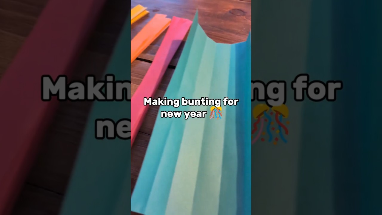 Making bunting! How about you? 