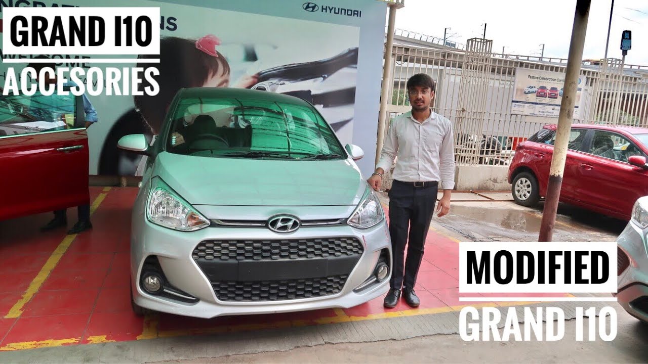 Hyundai Grand i10 Accesories | Modified Hyundai Grand i10 | 2018 Hyundai Grand i10