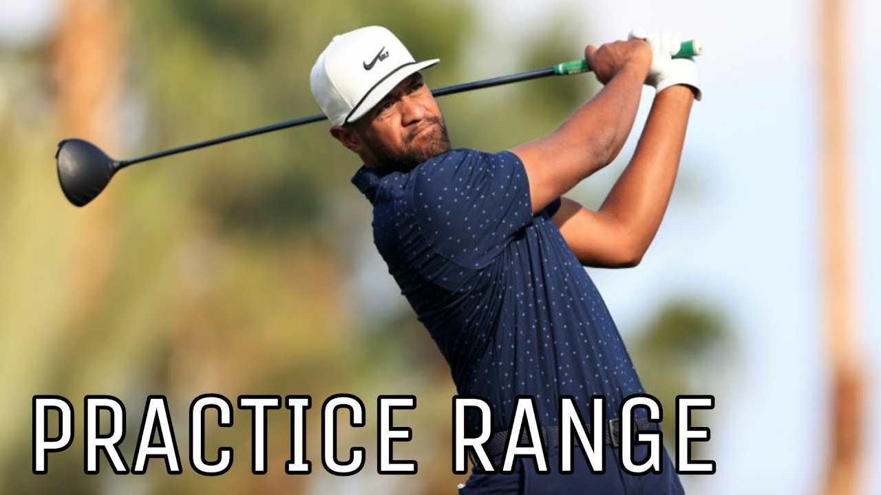 Tony Finau Practice Range At The American Express 2021