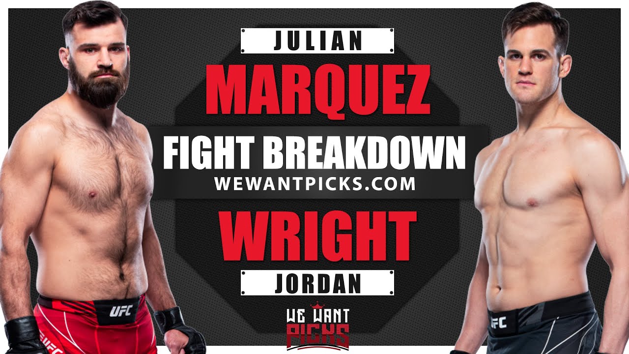 UFC Vegas 40: Julian Marquez vs. Jordan Wright Predictions | Bets | DraftKings | Monkey Knife Fight