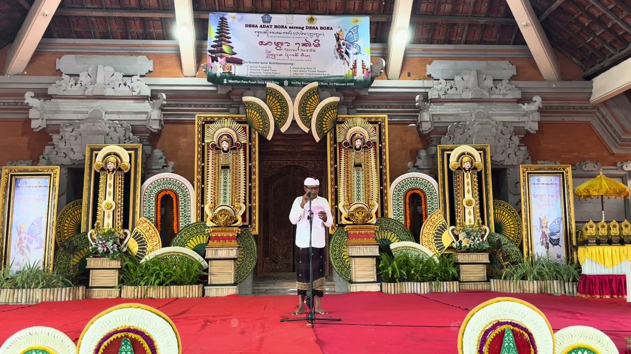 Lomba Mapidarta Banjar Kerthiyasa Desa Bona Bulan Bahasa Bali
