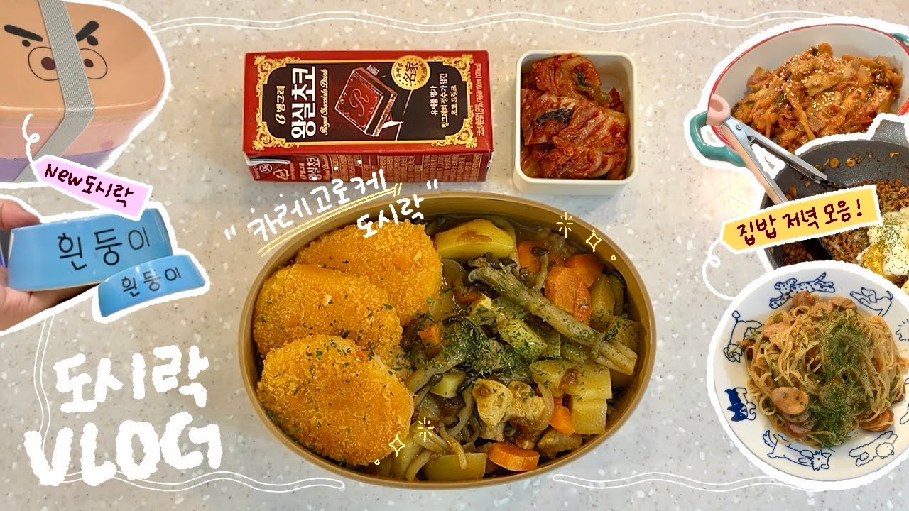 냉장고 탈탈 털어서 만드는 카레도시락🥘! • 부리부리 도시락 사러 더현대 팝업 가기🐽• 언니랑 저녁 집밥 해먹는 일상VLOG🧑‍🍳
