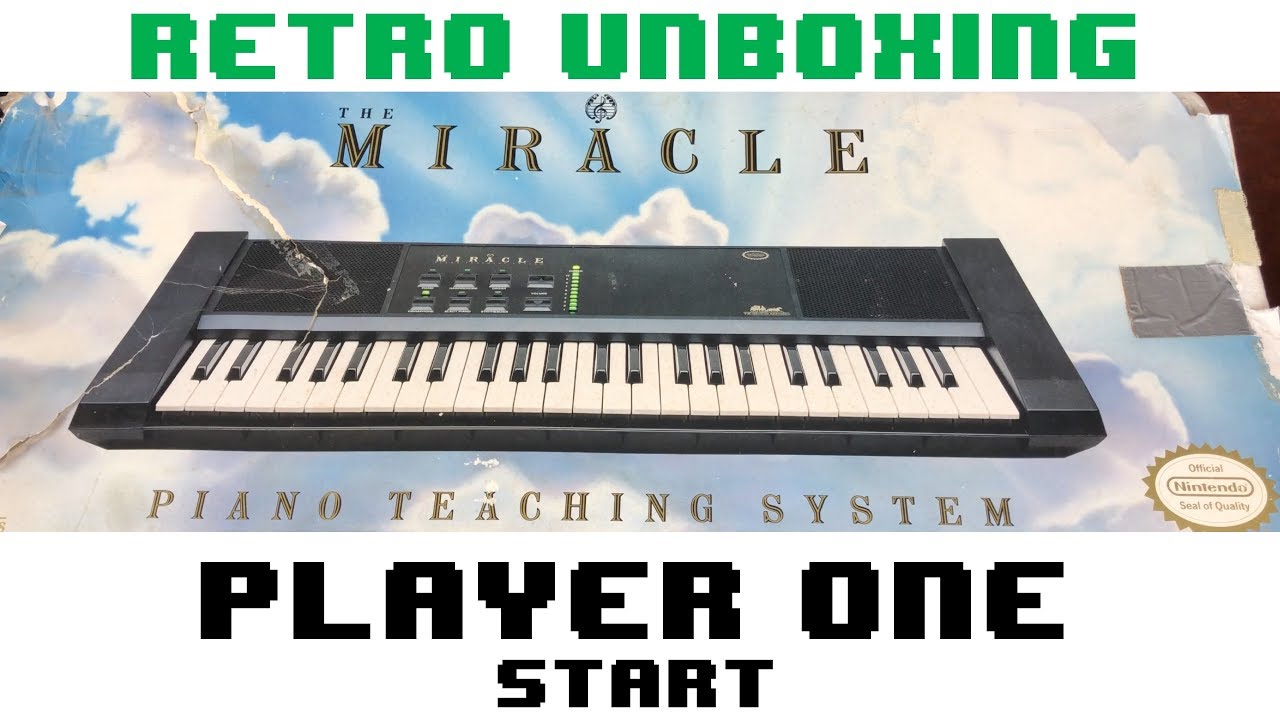 NES Miracle Piano Retro Unboxing - Player One Start
