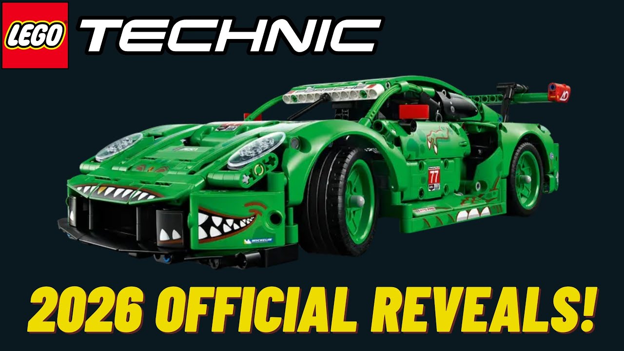 Посмотрите все представленные наборы LEGO Technic 2026 года!