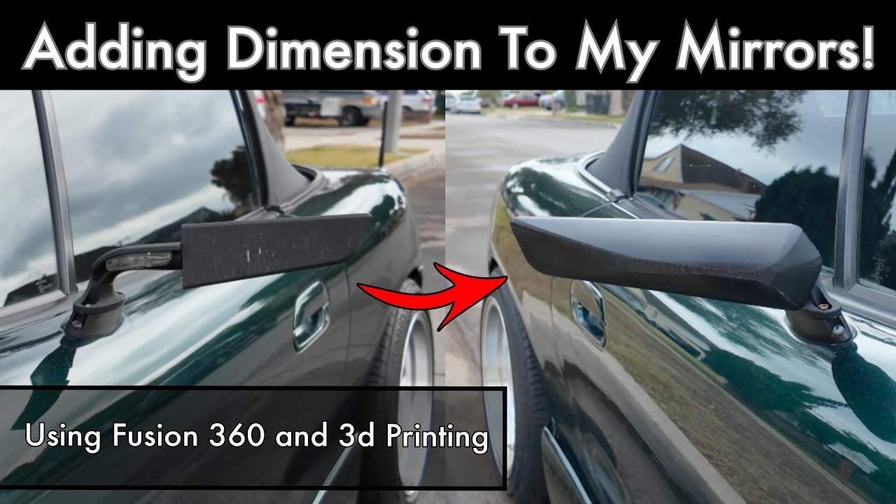 Miata Aftermarket Mirror Mod, At This Point Should I Design A Complete Mirror?!