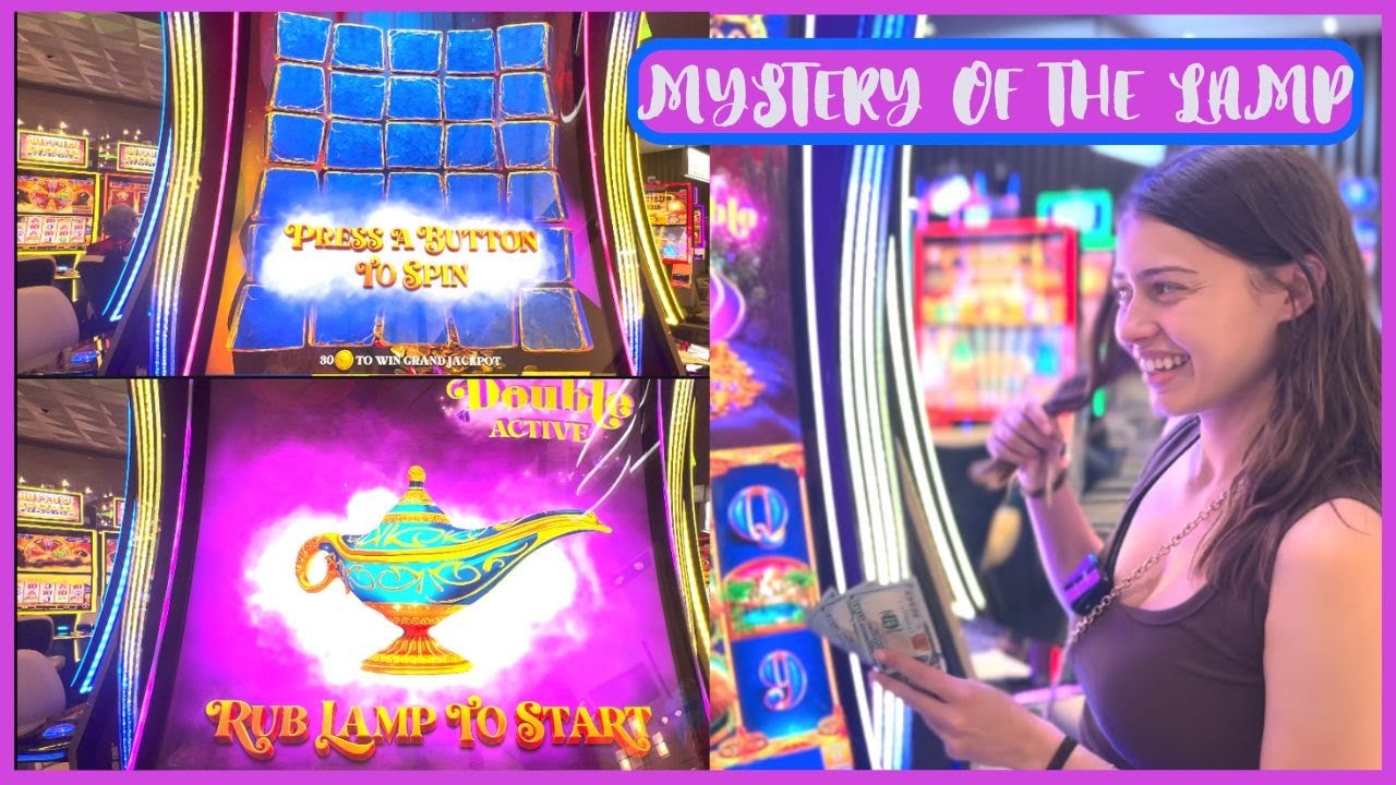 Mystery Of The Lamp Slot!!! We Pop All 3 Genie Lamps!!!