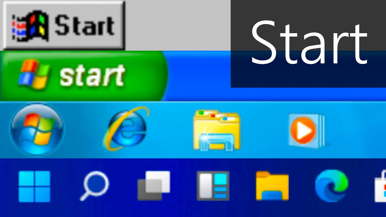 Эволюция меню «Пуск» Windows! (95 - 11 + бета-версии)!