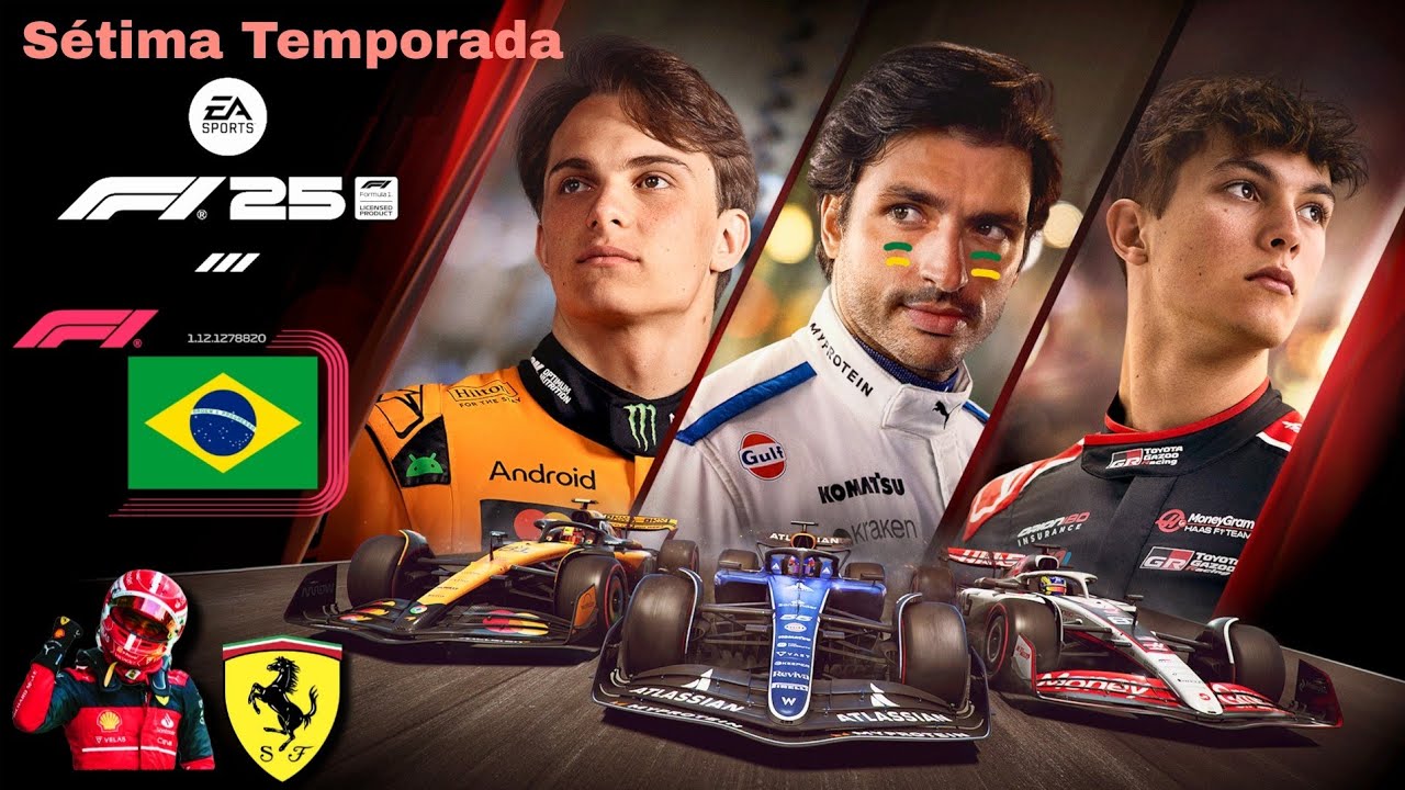 F1 25 Brasil - Ferrari modo carreira sétima temporada