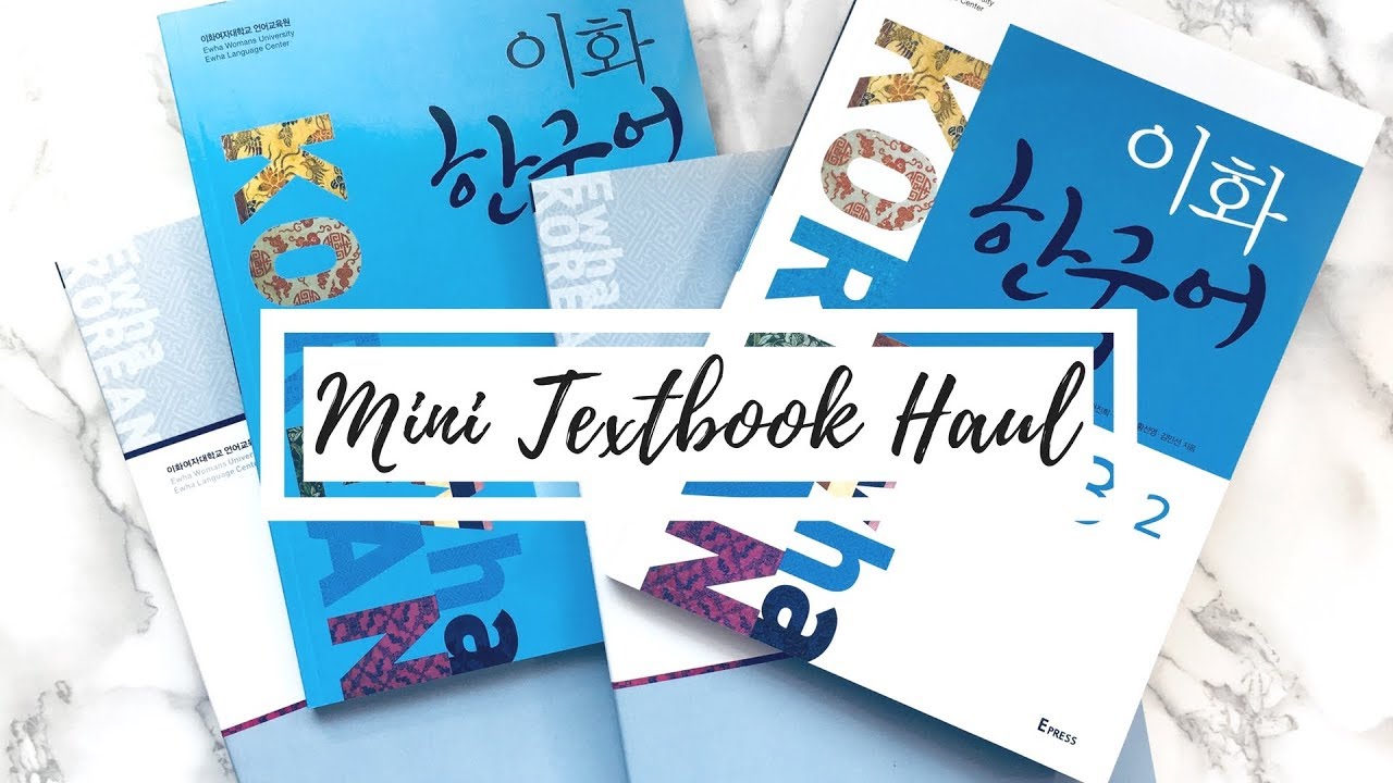 Mini Ewha Korean Textbook Haul