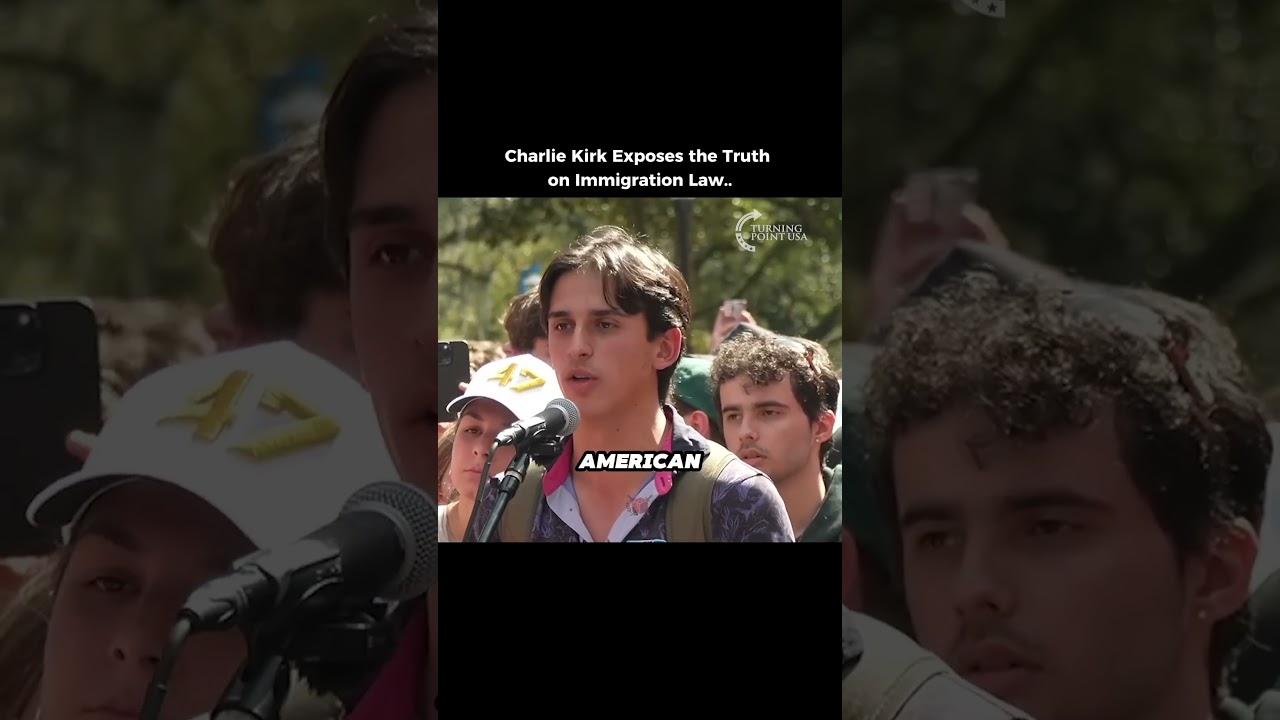 Charlie Kirk Debates Immigration: "I'm An Immigr@nt...Why Deport My Family?"