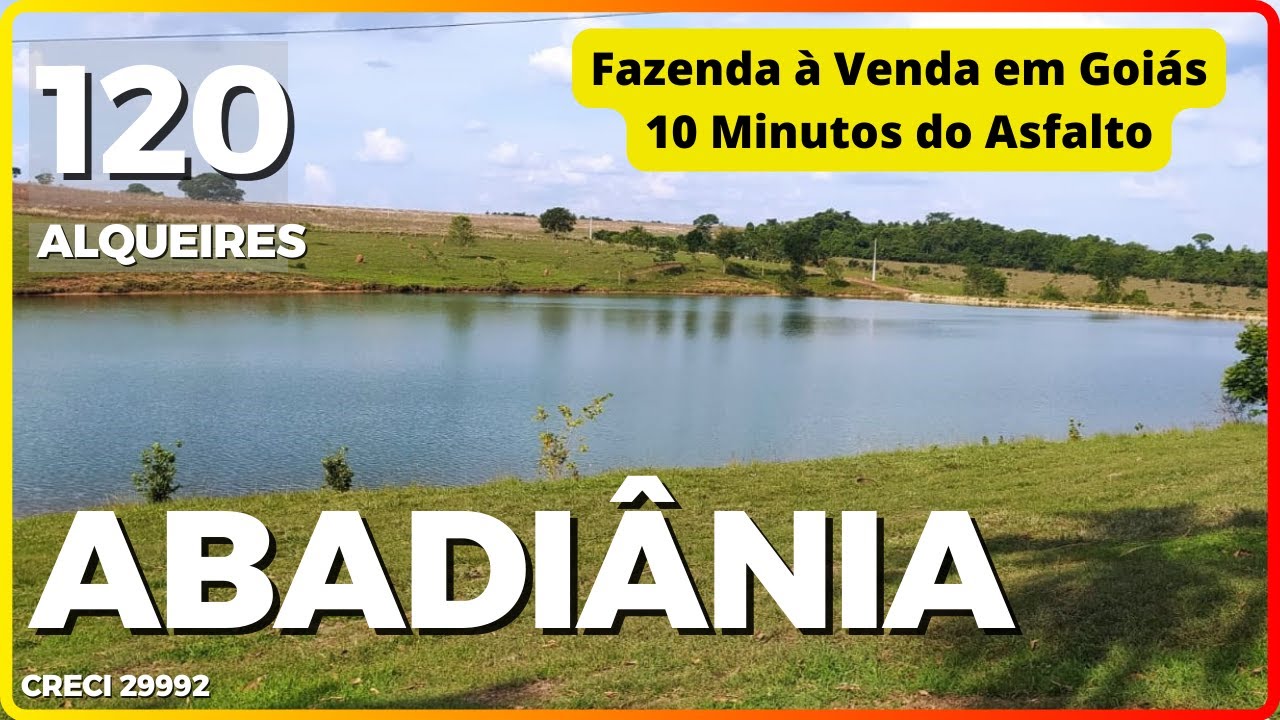120 ALQ EM ABADIÂNIA - FAZENDA À VENDA EM GOIÁS [🌱DUPLA APTIDÃO🐄] 62.99972-2000 #fazenda #agro