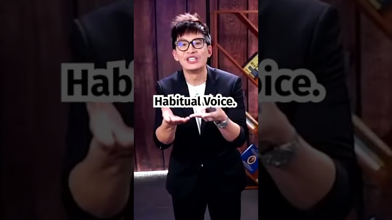 You lost your natural voice...