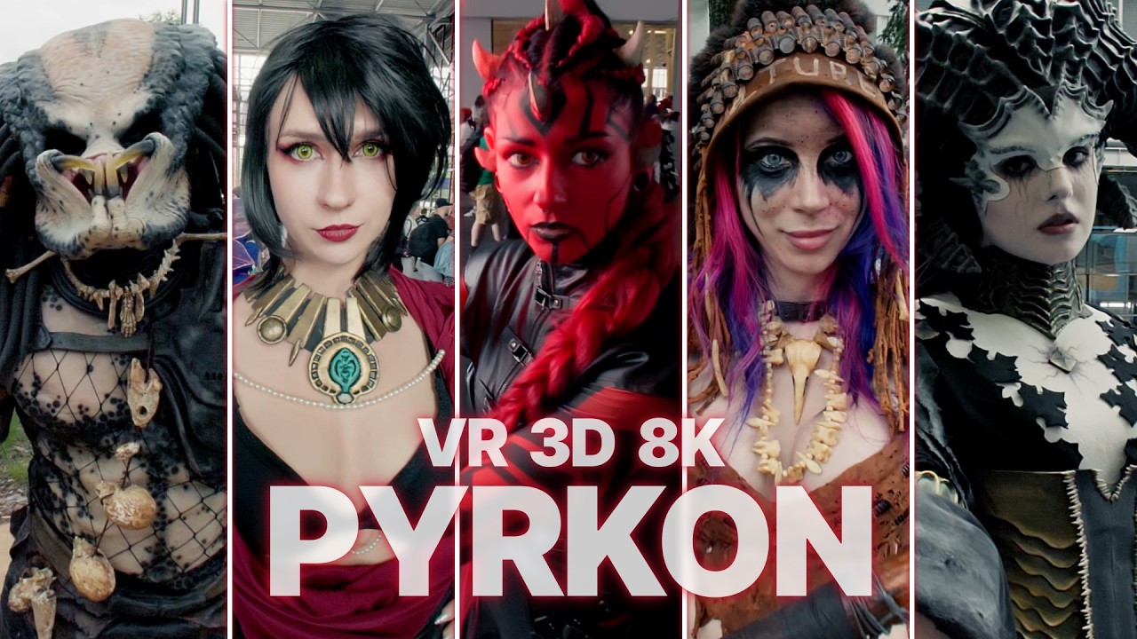 COSPLAY @ PYRKON 2024 | 3D | VR180 | 8K