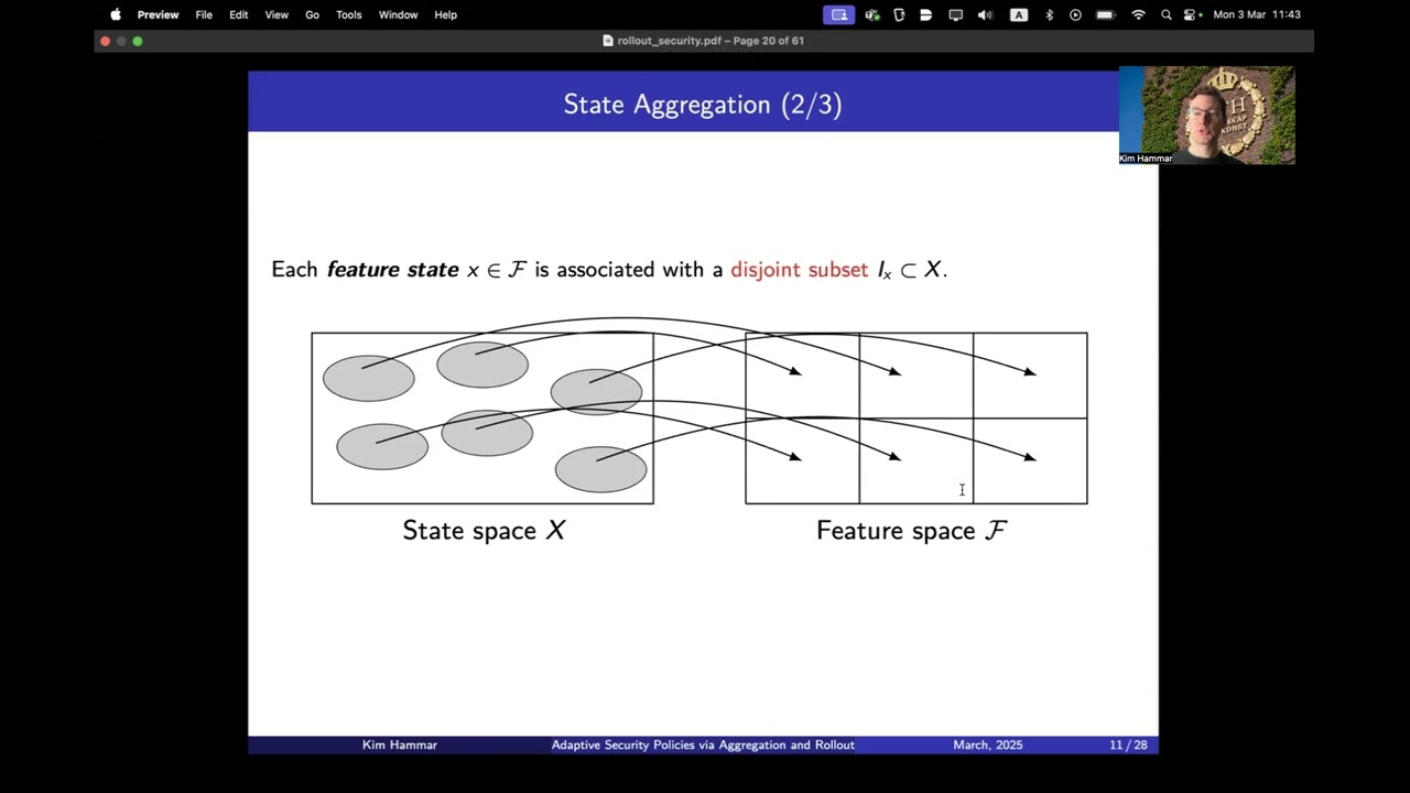 Adaptive Network Security Policies via Belief Aggregation and Rollout
