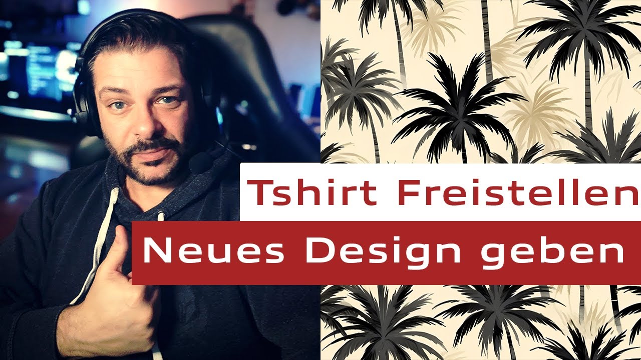 How To Design A Tshirt In Photoshop (Step-By-Step Tutorial in German) !!! #photoshop #tutorial