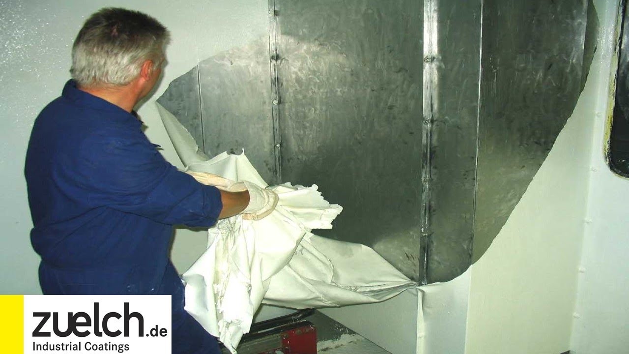 Zuelch Abziehlack Wand Schutzlack Lackierkabine Overspray Peel-off Coating