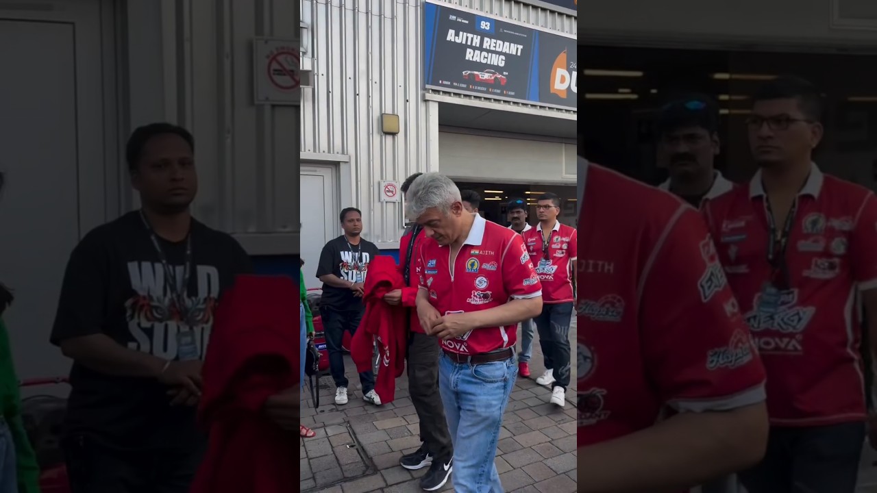 AK Sir Mass Walk at Racing Spot! 🔥 | Goosebumps Moment#Ajith #AjithKumar #Ak #Goodbadugly #Ak64
