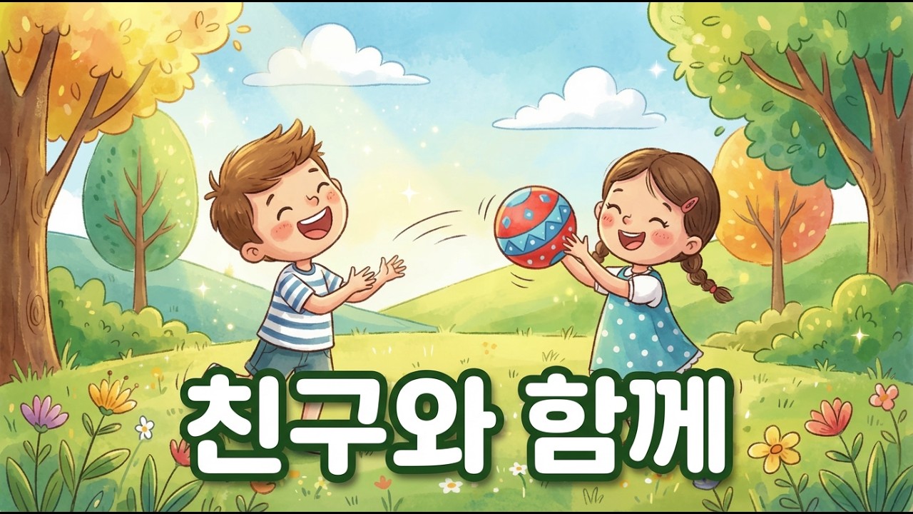 친구와 함께 노래 💕 우정 사랑 나누기 | CherryChoco 체리초코 | 어린이 동요