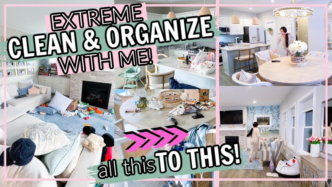 NEW! EXTREME CLEAN WITH ME 2021! ULTIMATE 2 DAY CLEAN & ORGANIZE | BEFORE & AFTER | Alexandra Beuter