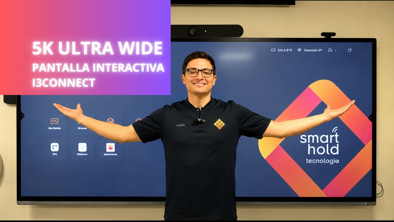 Pantalla Interactiva i3TOUCH ULTRA 5K | La mejor pizarra digital para clases y oficinas