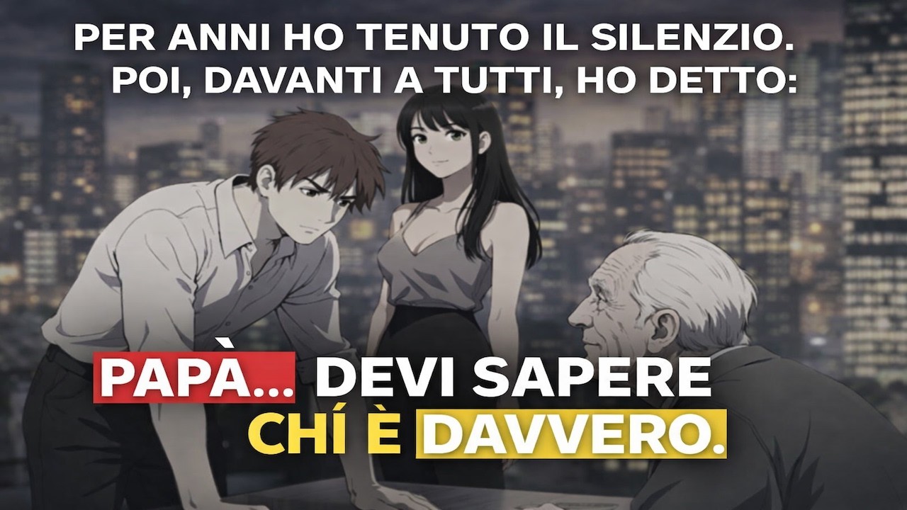 Per anni ho tenuto il silenzio.Poi, davanti a tutti, ho detto:“Papà… devi sapere chi è davvero.”
