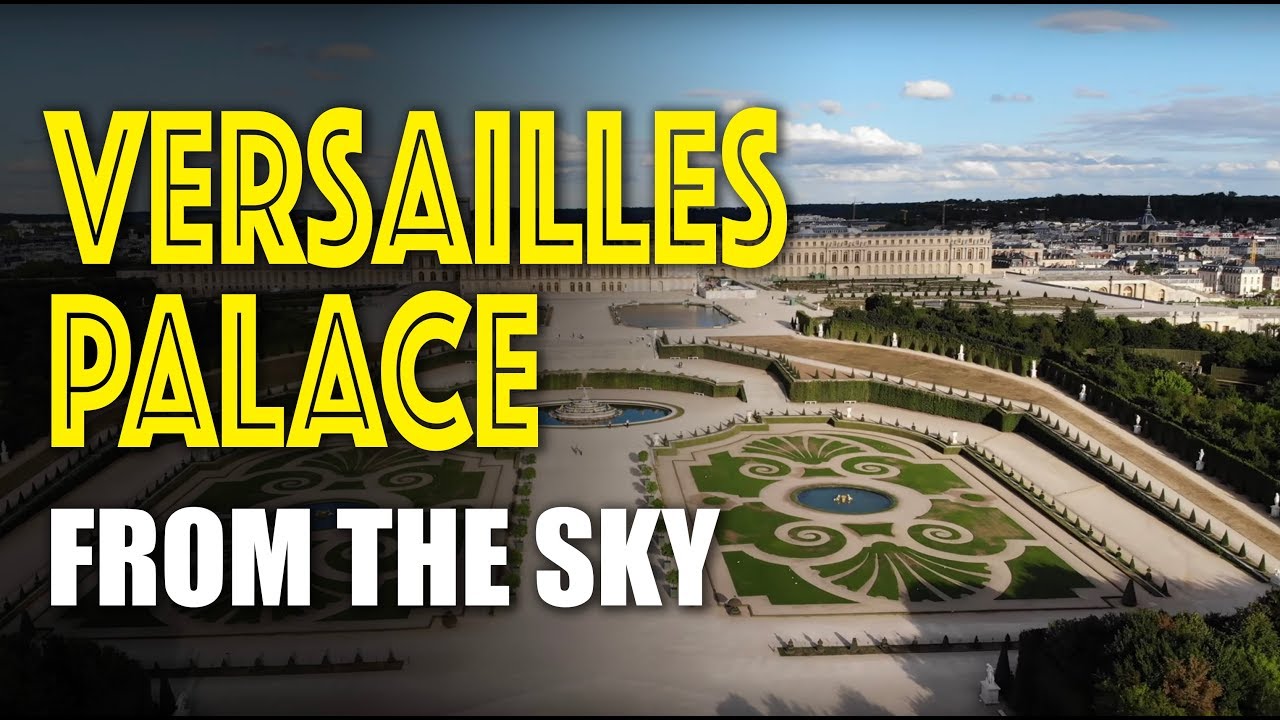 Versailles & Saint-Germain-en-Laye, France: aerial views from a drone