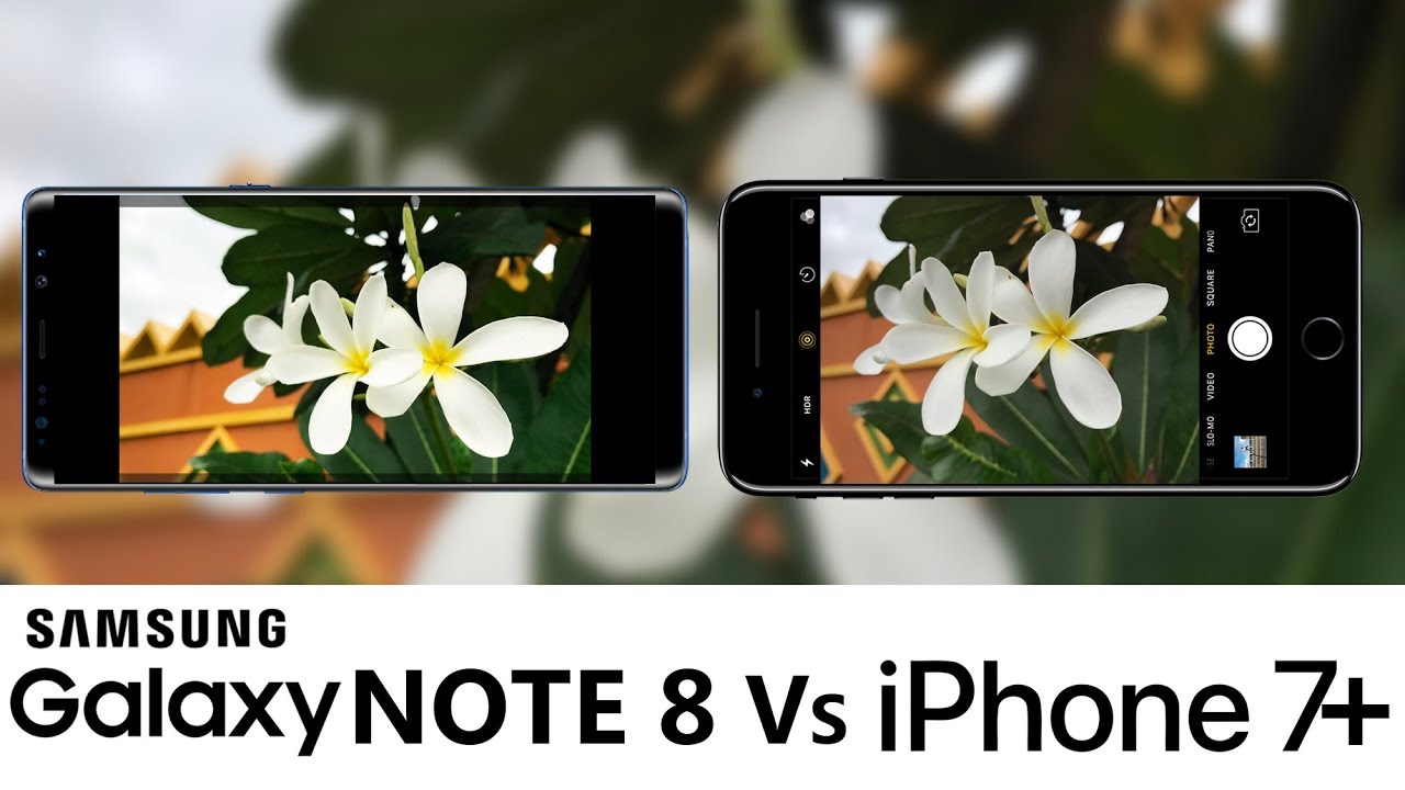 Samsung Galaxy Note 8 Vs iPhone 7 Plus Camera Test