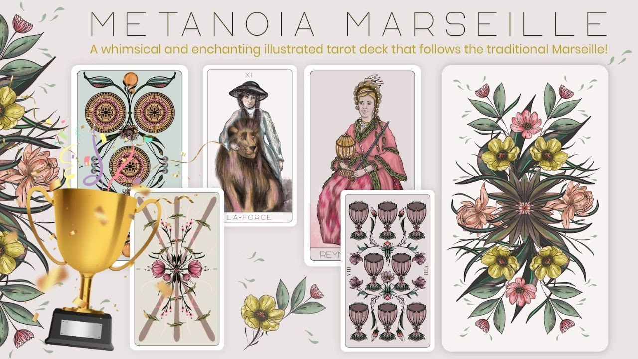 Metanoia Marseille Tarot by BouchetteDesigns | Flip Through