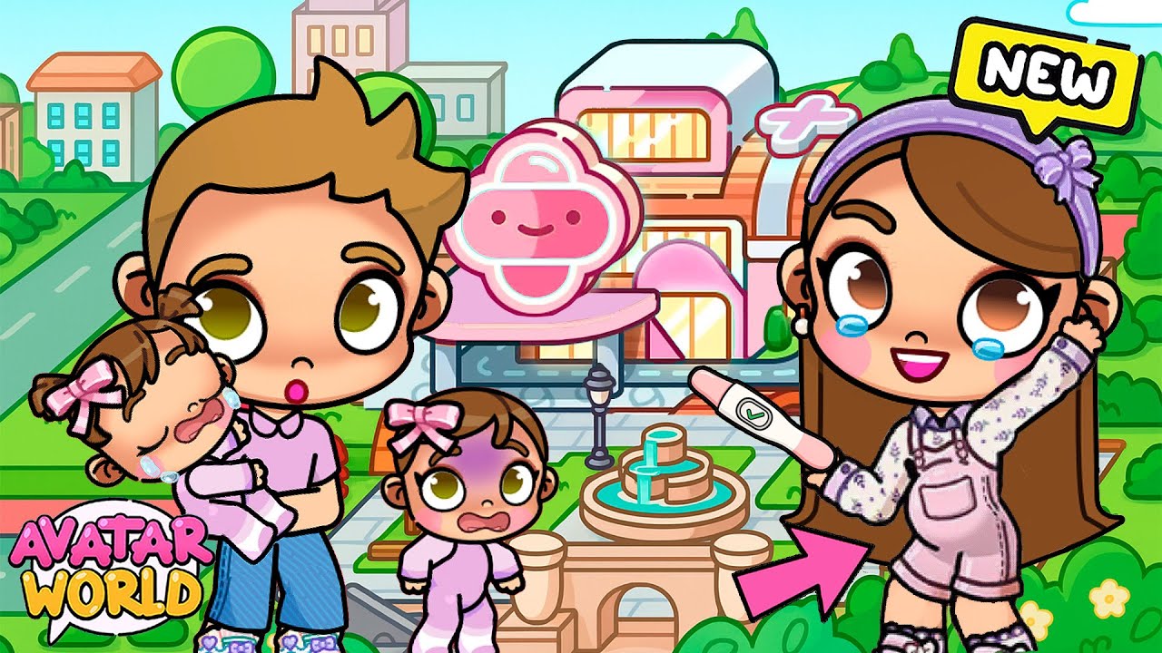 ¡ESTOY EMBARAZADA! 🥹🍼 Mamá de un NUEVO BEBÉ 👶 en Avatar World | Alicia Gameplays 🩷