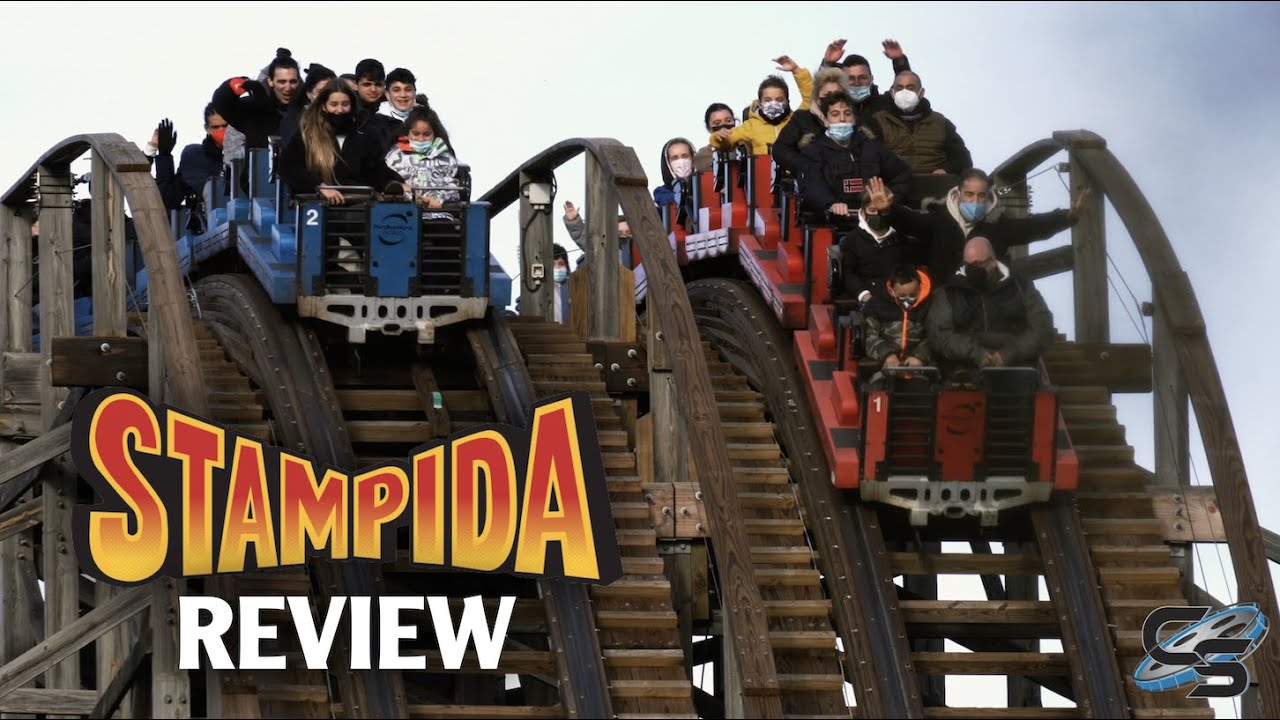 Stampida Review PortAventura Racing CCI Wooden Roller Coaster
