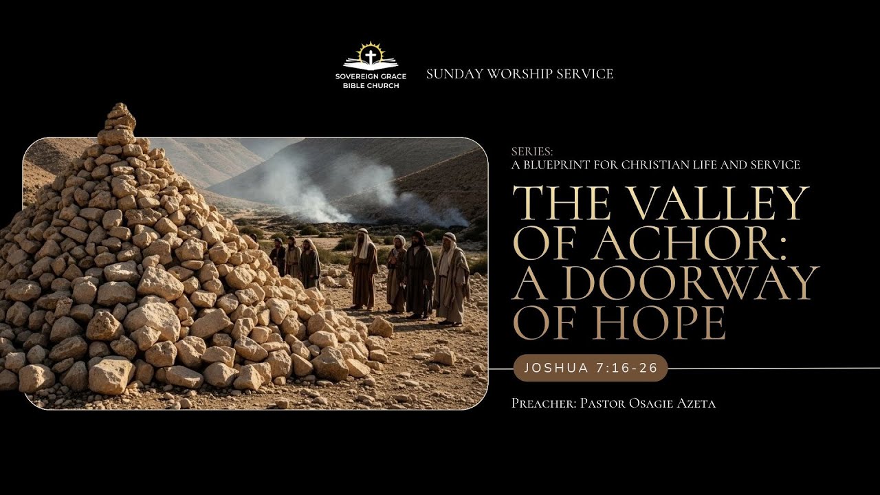 The Valley Of Achor: A Doorway Of Hope | Joshua 