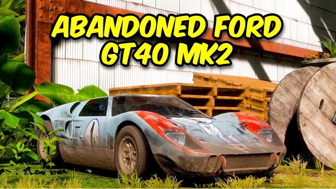 ABANDONED Ford GT40 mark 2 rebuilt in Forza Horizon 5