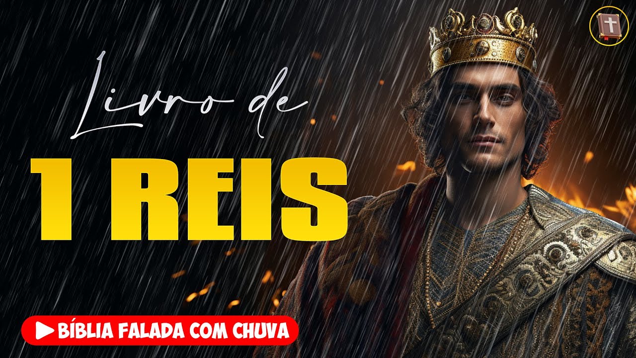 ✝️ 1 REIS - Antigo Testamento [Bíblia a Mensagem] 🌧️ Bíblia Falada com Chuva 👉 11