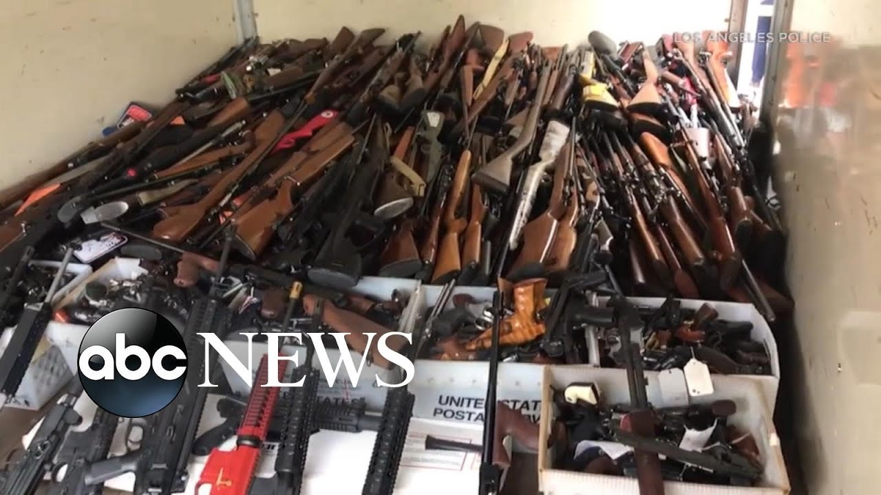 Massive weapons stockpile seized in Los Angeles