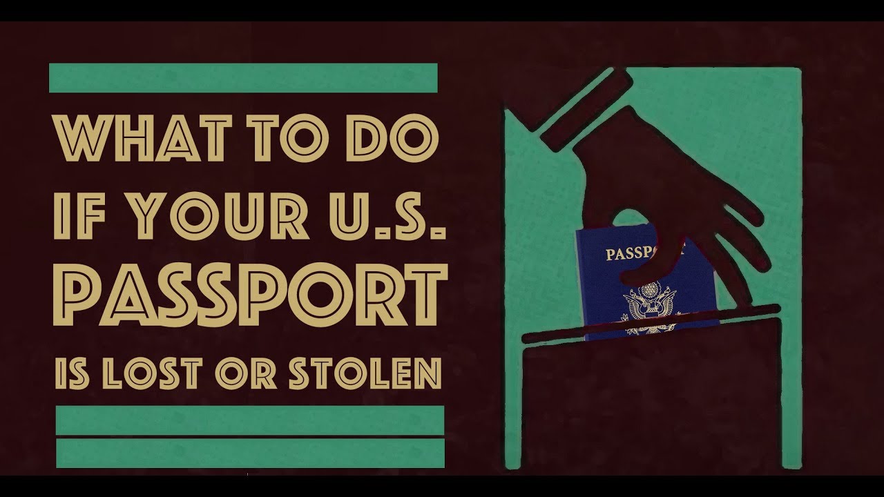How to replace a lost or stolen passport (U.S.)