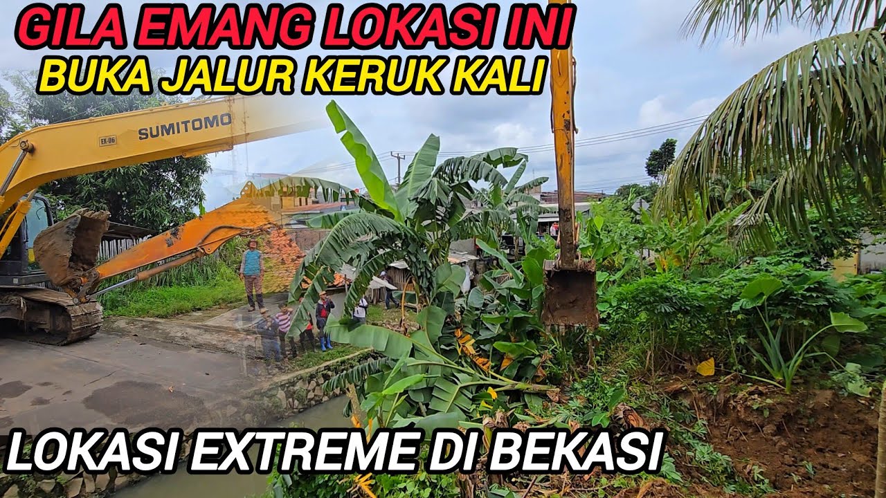 GILA❗️EXCAVATOR BABEH RAMLI BUKA JALUR KERUK KALI TAPI TERHALANG SESUATU DIDEPAN APA YANG TERJADI❓️