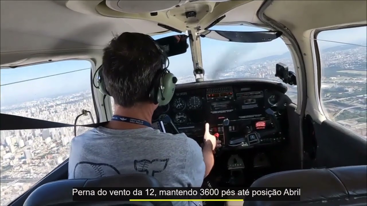 Decolagem (com fonia) Embraer Tupi PT-NTY - Aeroclube de São Paulo - Campo de Marte (SBMT).