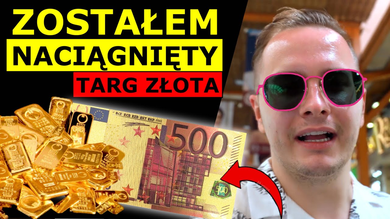 ZOSTAŁEM NACIĄGNIETY NA TARGU ZŁOTA W DUBAJU - JAK WYGLĄDA NAJDROŻSZE MIEJSCE NA ŚWIECIE?!