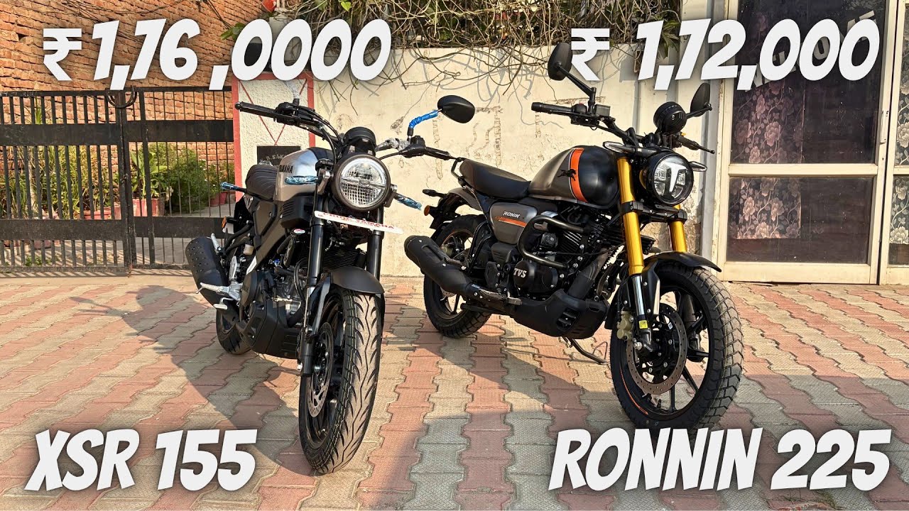 Yamaha XSR 155 Vs Tvs Ronnin 225,Exhaust Sound?,Mileage?, Specs. Changes?, Meter console features? 
