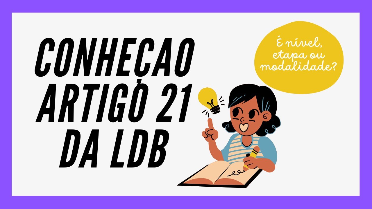 O QUE É NÍVEL, ETAPA E MODALIDADE DA EDUCAÇÃO? - LDB Art. 21 [ATUALIZADO]