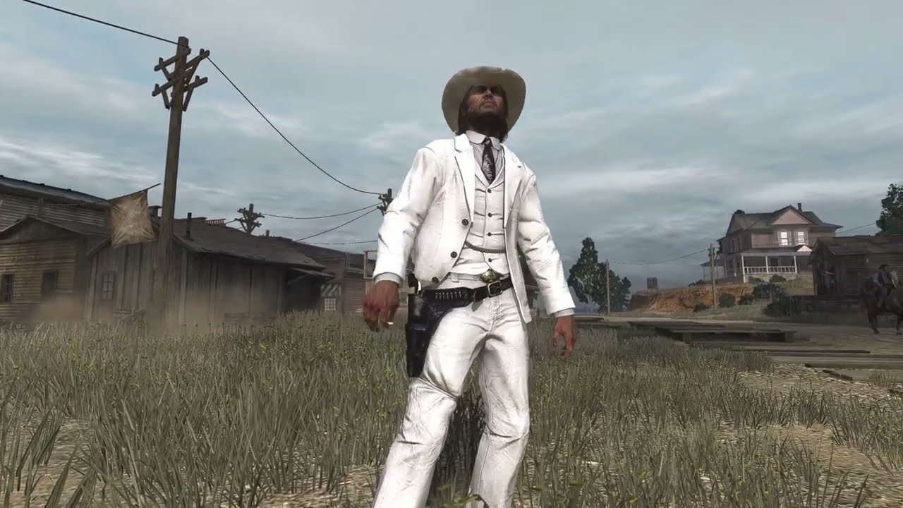 Red Dead Redemption, white gunslinger suit