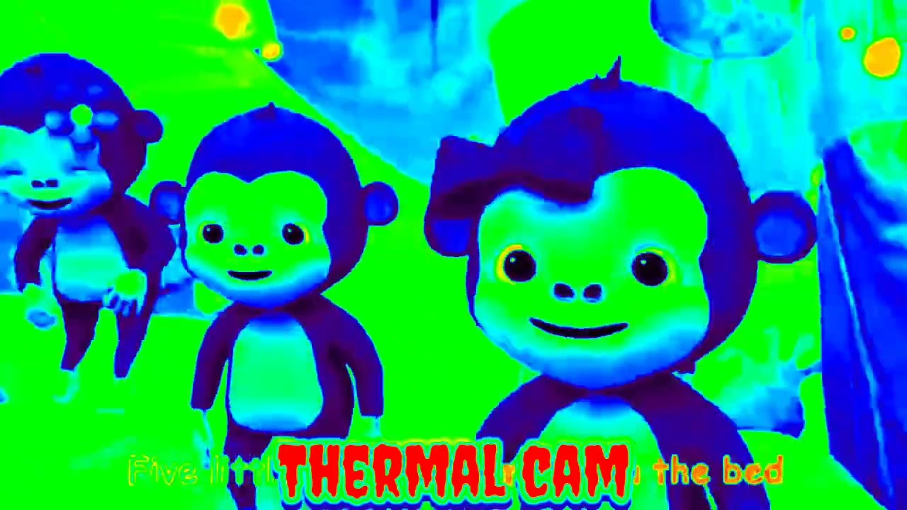 Five Little Monkeys Jumping On The Bed FX | Experimental FX | Sponsored by Gamavision Csupo FX