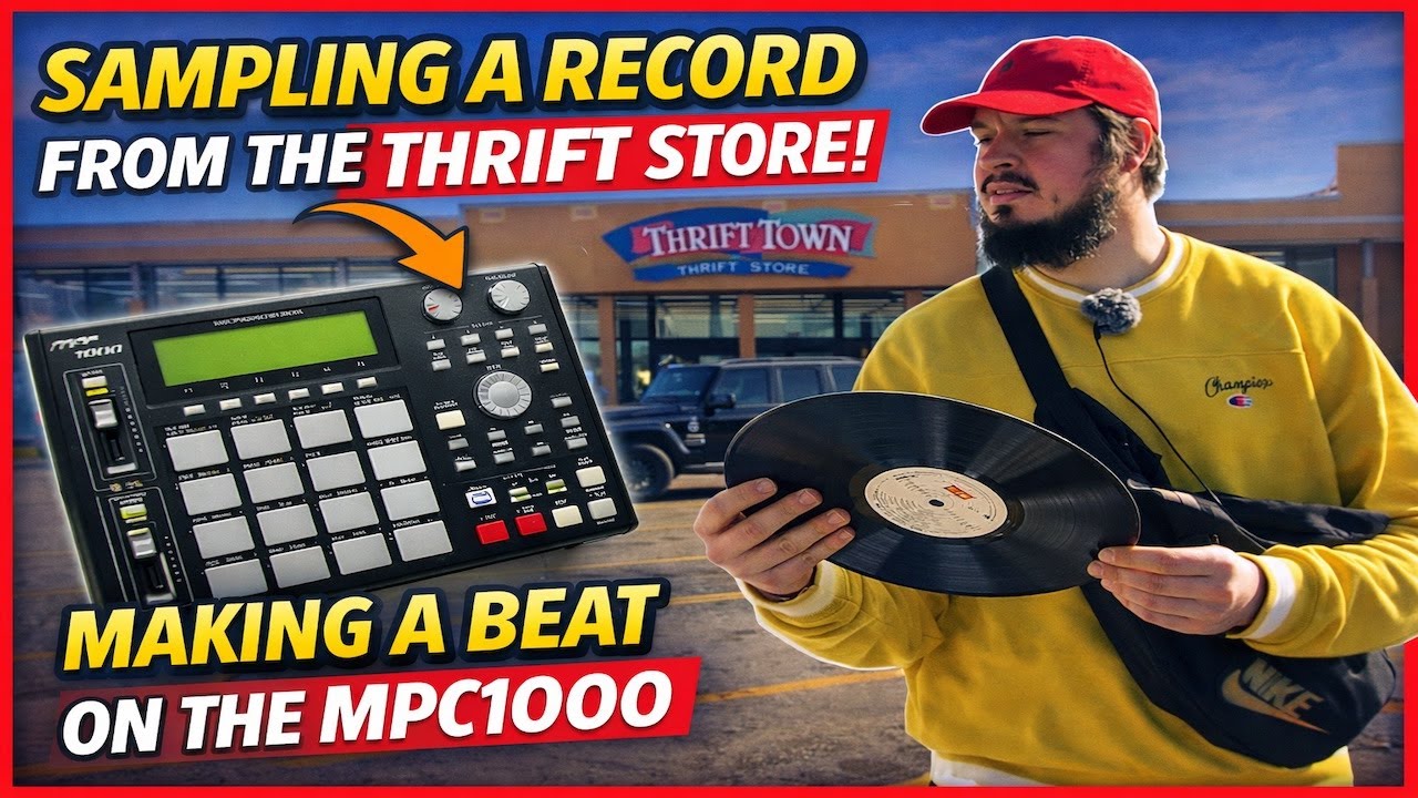 Thrift Store Vinyl Digging on the MPC1000 | Sampling Records to Make a Beat