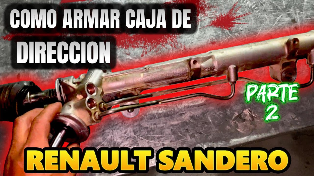 como reparar la caja de dirección hidráulica RENAULT SANDERO  como armarla PARTE 2